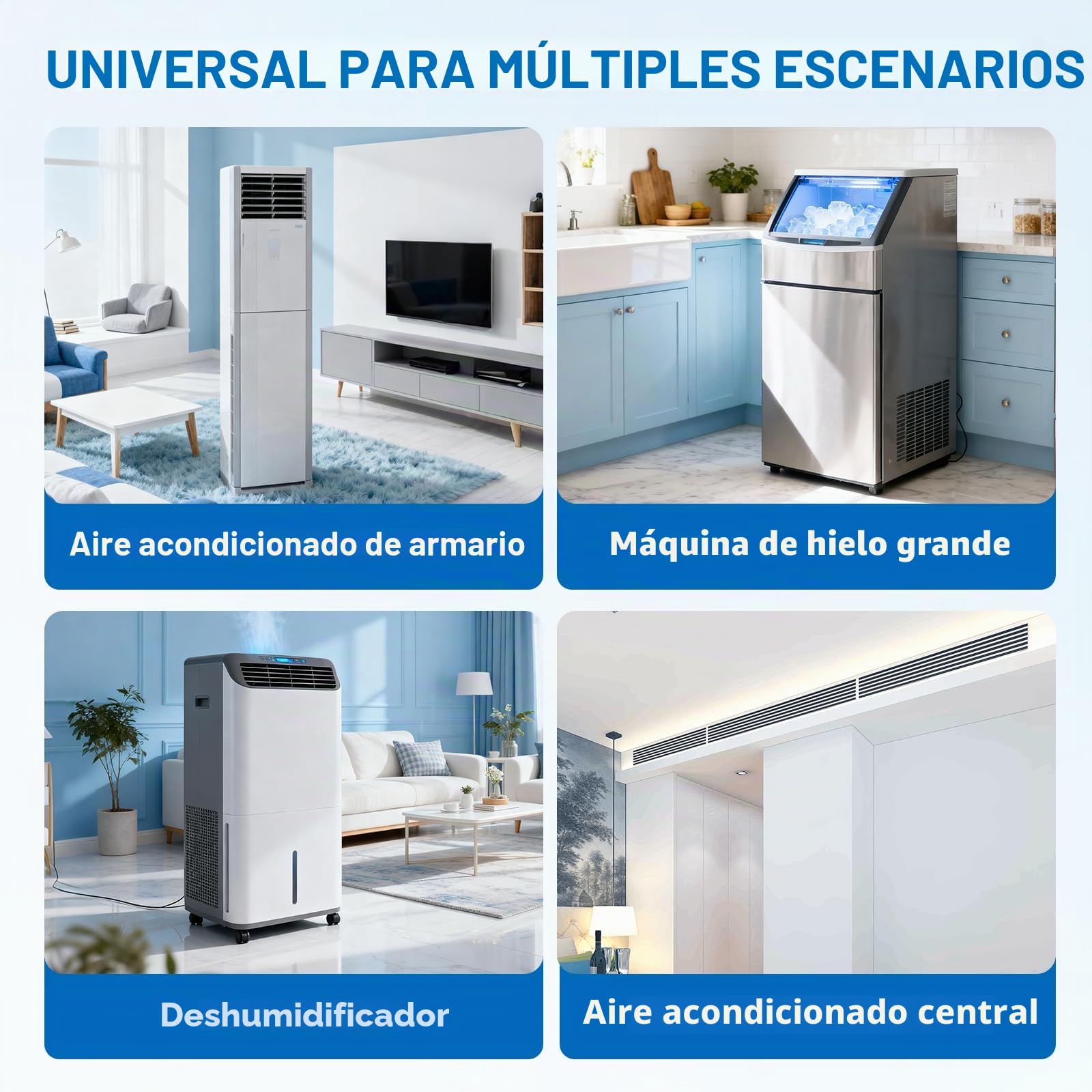 BAOSHISHAN Bomba de drenaje de aire acondicionado Bomba de drenaje de condensados 360L/h para máquinas de armarios Menos de 30 kilovatios/Heladoras/Deshumidificadores/Refrigeradores
