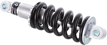 M-Wave Unisex - Adult Bicycle Shock Absorber Spring Element Rear Shock Absorber, Black/Silver, Installation Size 165mm