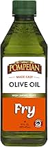 Pompeian Made Easy Fry Olive Oil, High Smoke Point, Perfect for Frying Foods such as Chicken and Potatoes, Non-Allergenic, Non-GMO, 16 Fl Oz (Pack of 1)