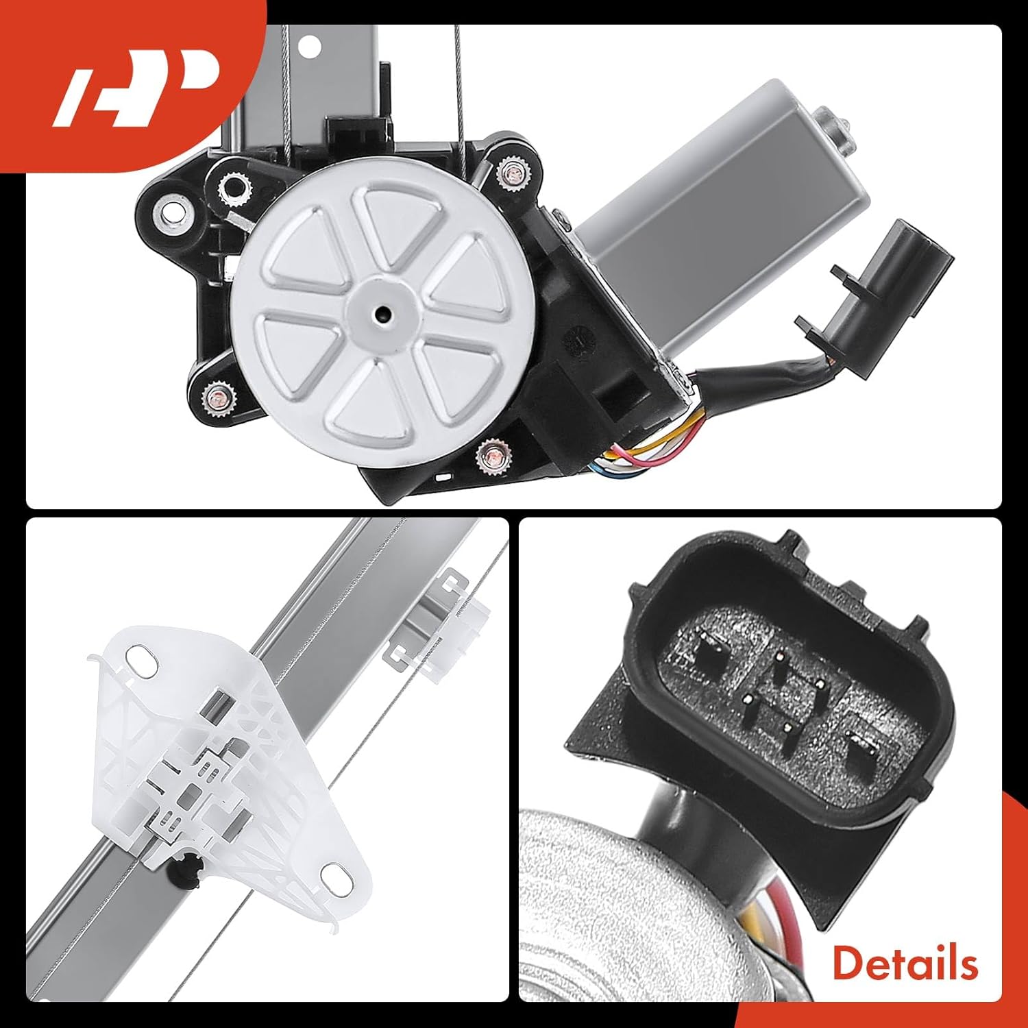 A-Premium Power Window Regulator with Motor Front Passenger Side Compatible with Honda Civic 2016-2018 (Sedan Body Style Only) Insight 2019 Front Right Passenger Side