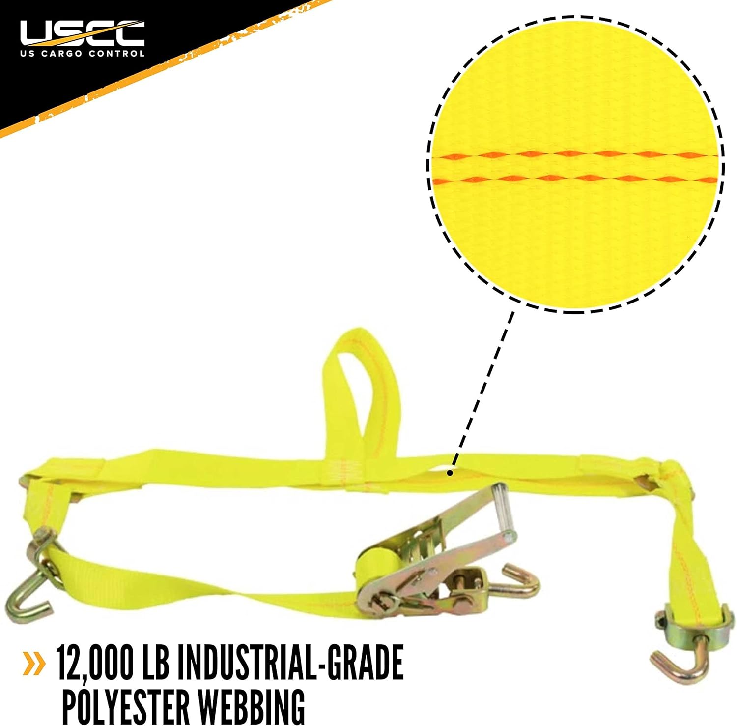 US Cargo Control Tire Bonnet Straps with Swivel Hooks and Ratchet (2-Pack), Tire Tie Down Straps Fit 14-17 Inches Tires, 2,200 lbs. Working Load Limit, Tow Dolly Basket Straps to Haul and Tow