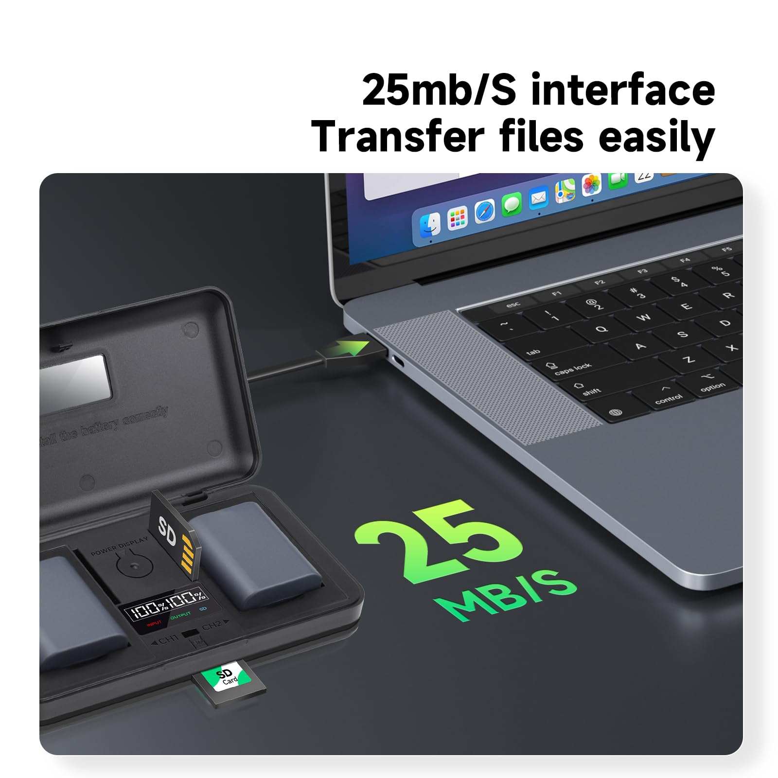Caricabatteria LCD Canon NB2L PowerShot G7 G9 S30 S40 S45 S50 S60 - Foto 6