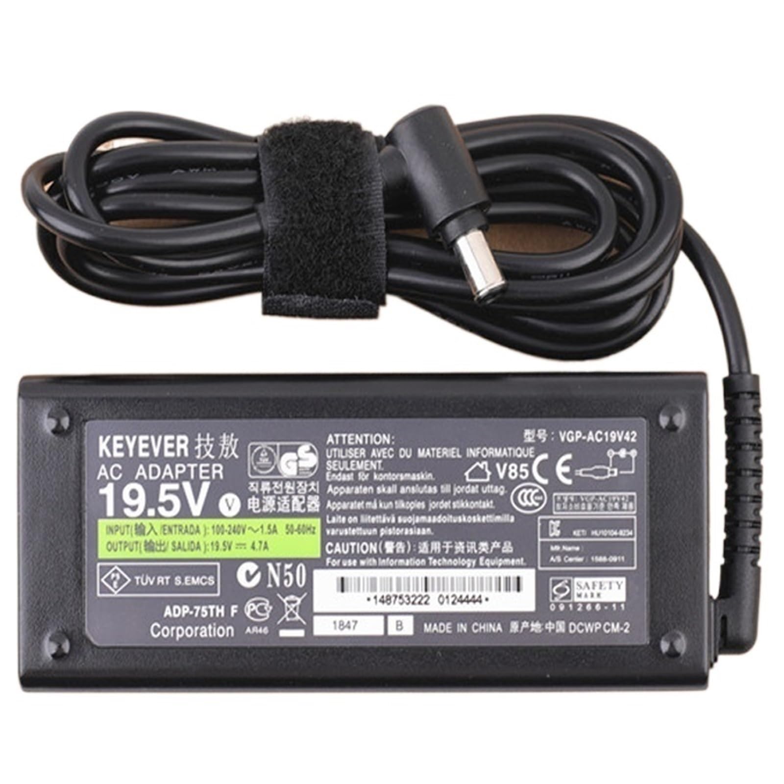 Adaptador de corriente 19.5V 4.7A para KDL-40WD653 KDL-32W600D Smart TV LCD
