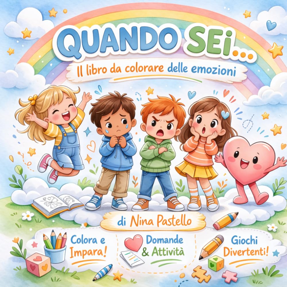 QUANDO SEI...: Il libro da colorare delle emozioni