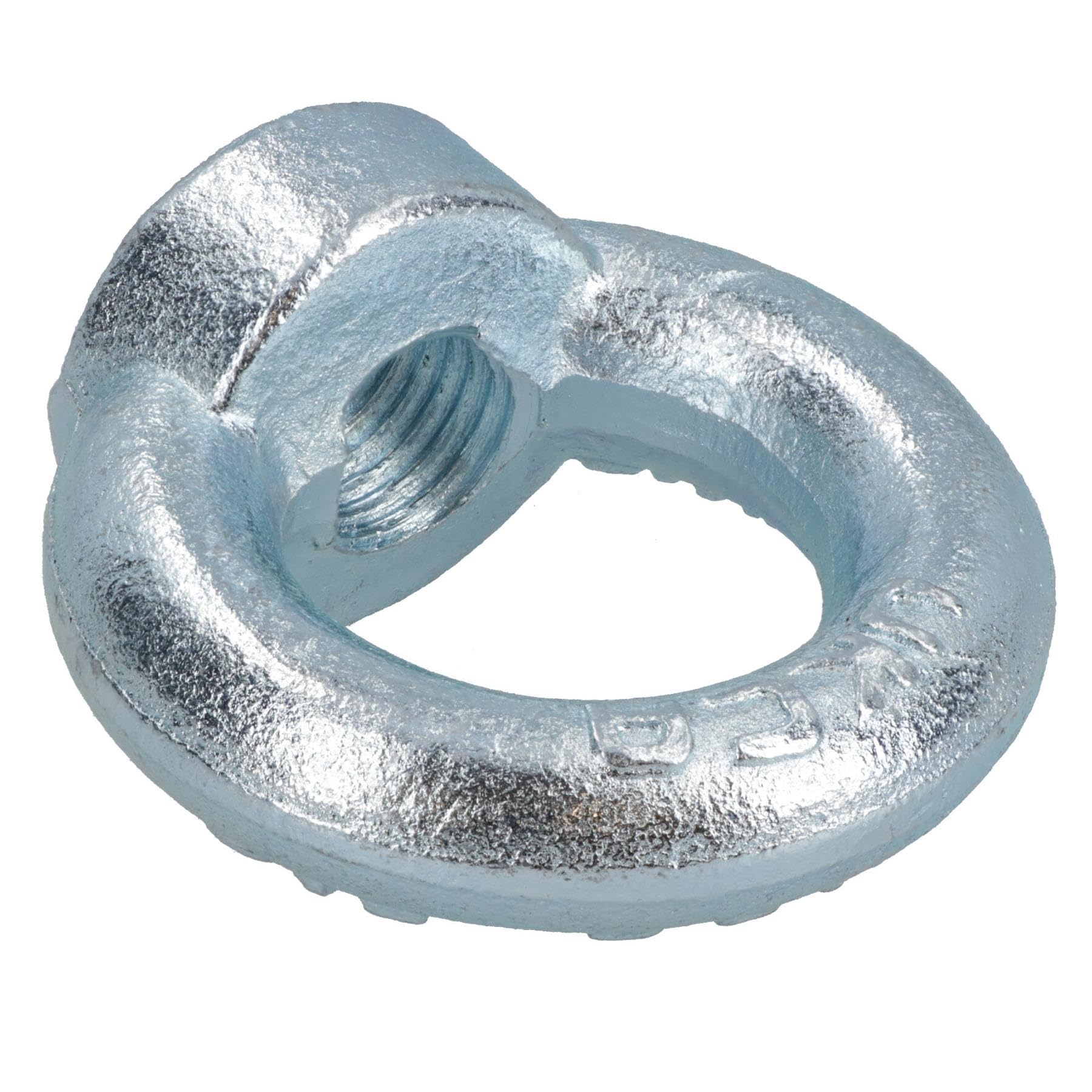Cierre de tuerca de ojo de elevación de 16 mm, rosca hembra interna, chapado en zinc, 35 mm de diámetro, 10 unidades