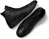 CONVERSE ALL STAR Converse Chuck Taylor All Star Zapatos de Cuero de Caña Alta, negro mono, 11 M US 7
