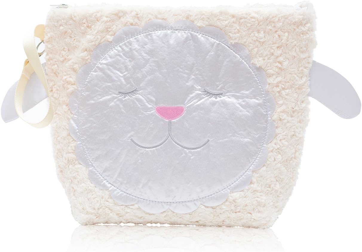 Handmade Waterproof Wet/Dry Backpack Bag by Nikiani - Lulu the Lamby - designed in USA, more styles & matching snack bag available