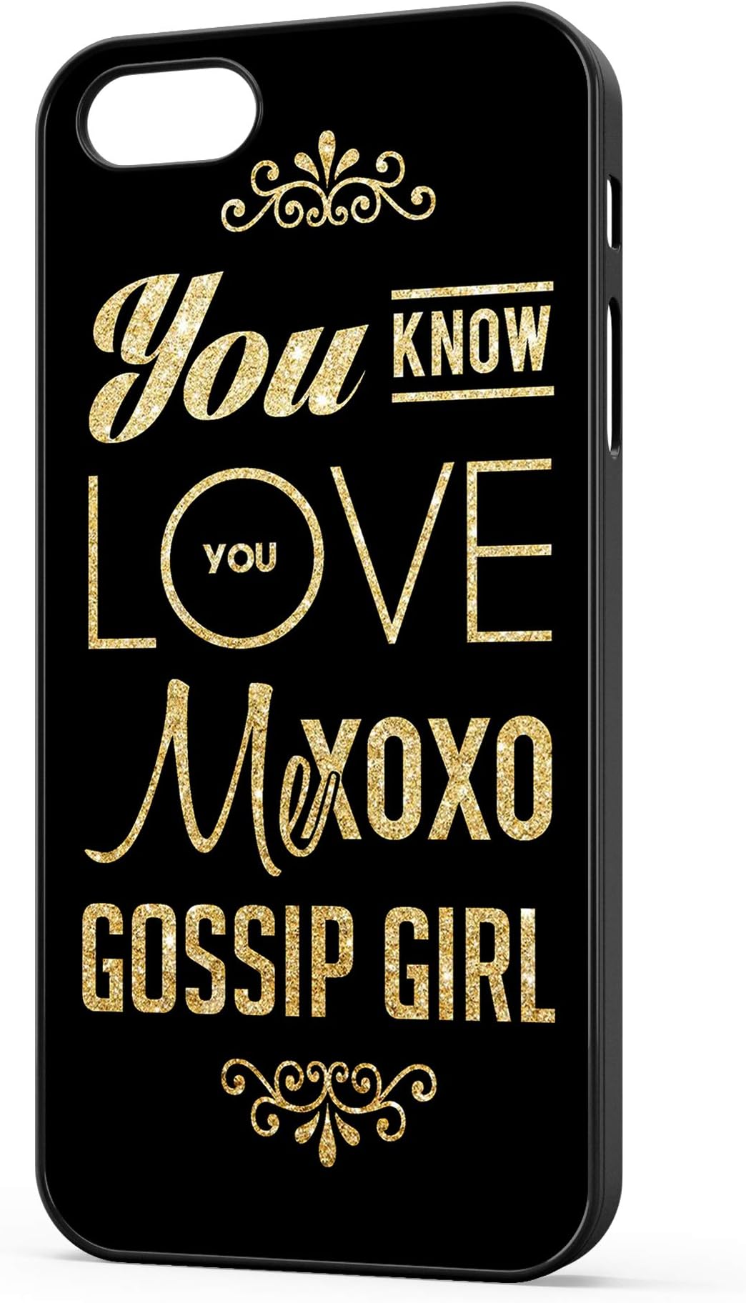 Gossip Girl Quote iPhone Case - 'You Know You Love Me, XOXO Gossip Girl' (iPhone X)