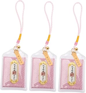 ABOOFAN 3 Pçs Saquinho Real Japandi Decoração De Carro Pingente De Decoração De Carro Amuleto Bolsas Pequena Bolsa De Bênção Carro Omamori Pingente Em Casa Dicas De Tecido Decoração