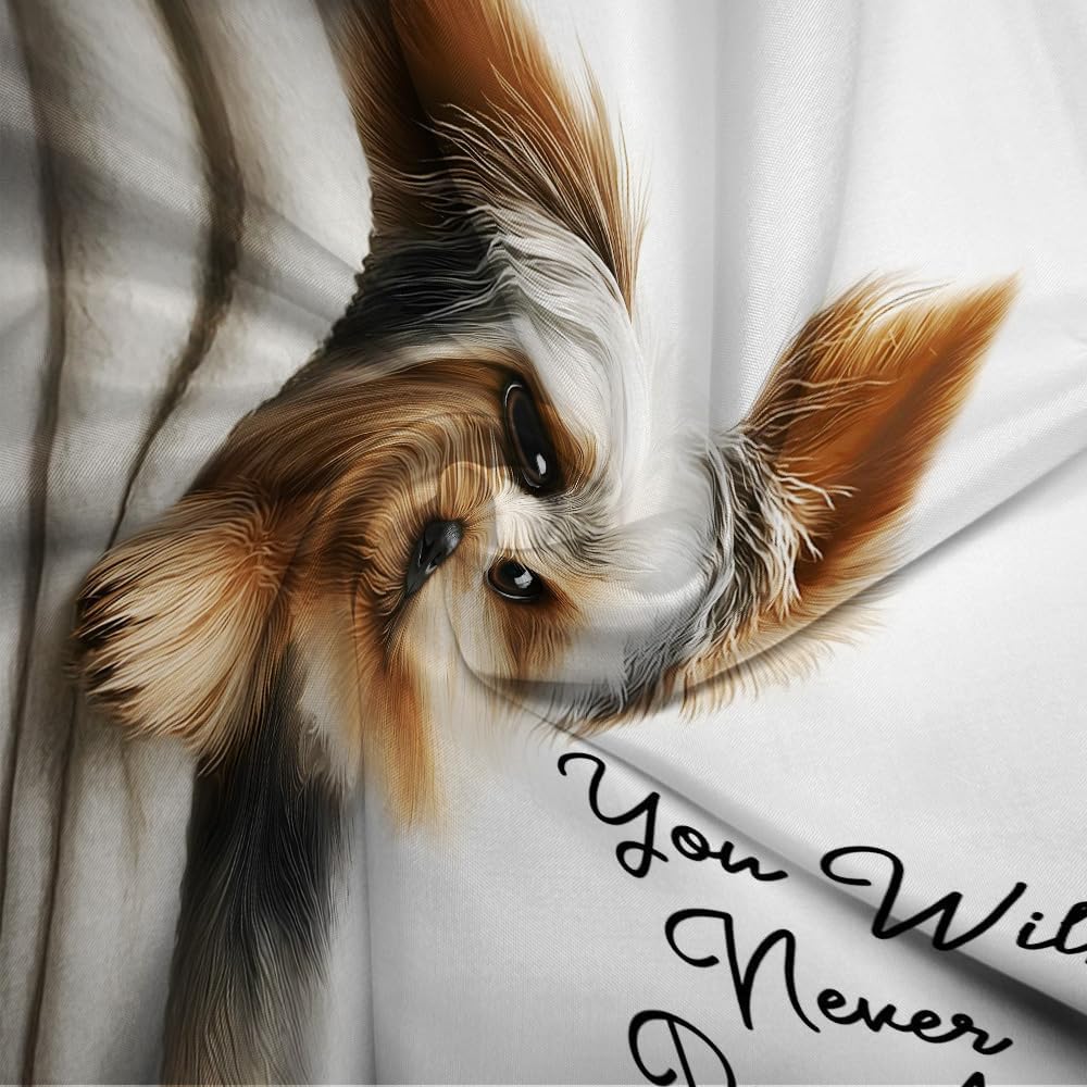 Funny Dog Shower Curtain Cute Puppy Fun Humorous Quote Farmhouse Animal Lovely Pet Bath Curtain Fabric Bathroom Accessories Decor with Hooks 70W x84L