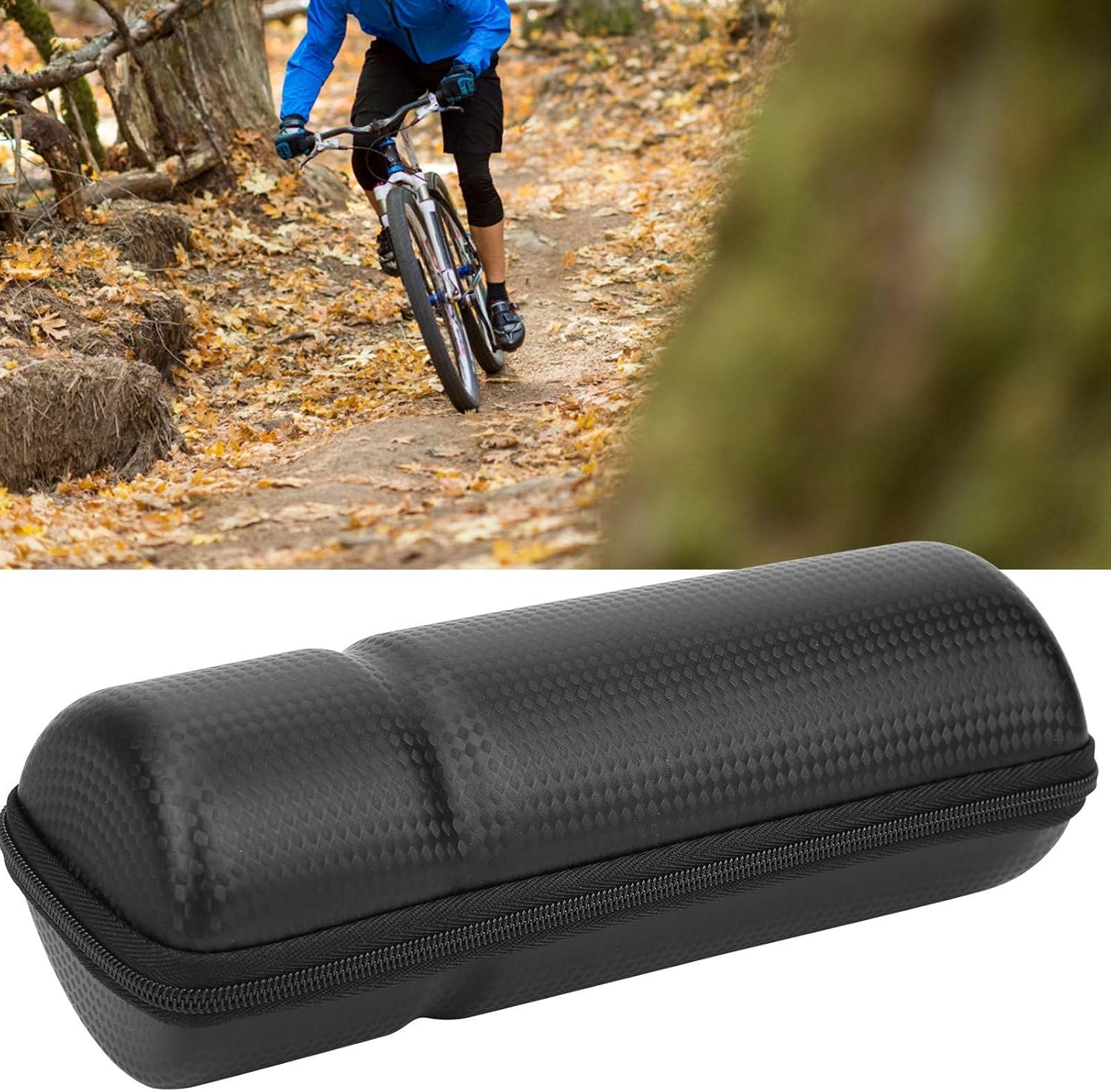 HERCHR Bikes Tool Bag, EVA Bottle Shaped Portable Cycling Repair Tool Kit Storage Holder Case Water Proof Bikes Pouch for All Kinds of Biles with Kettle Rack