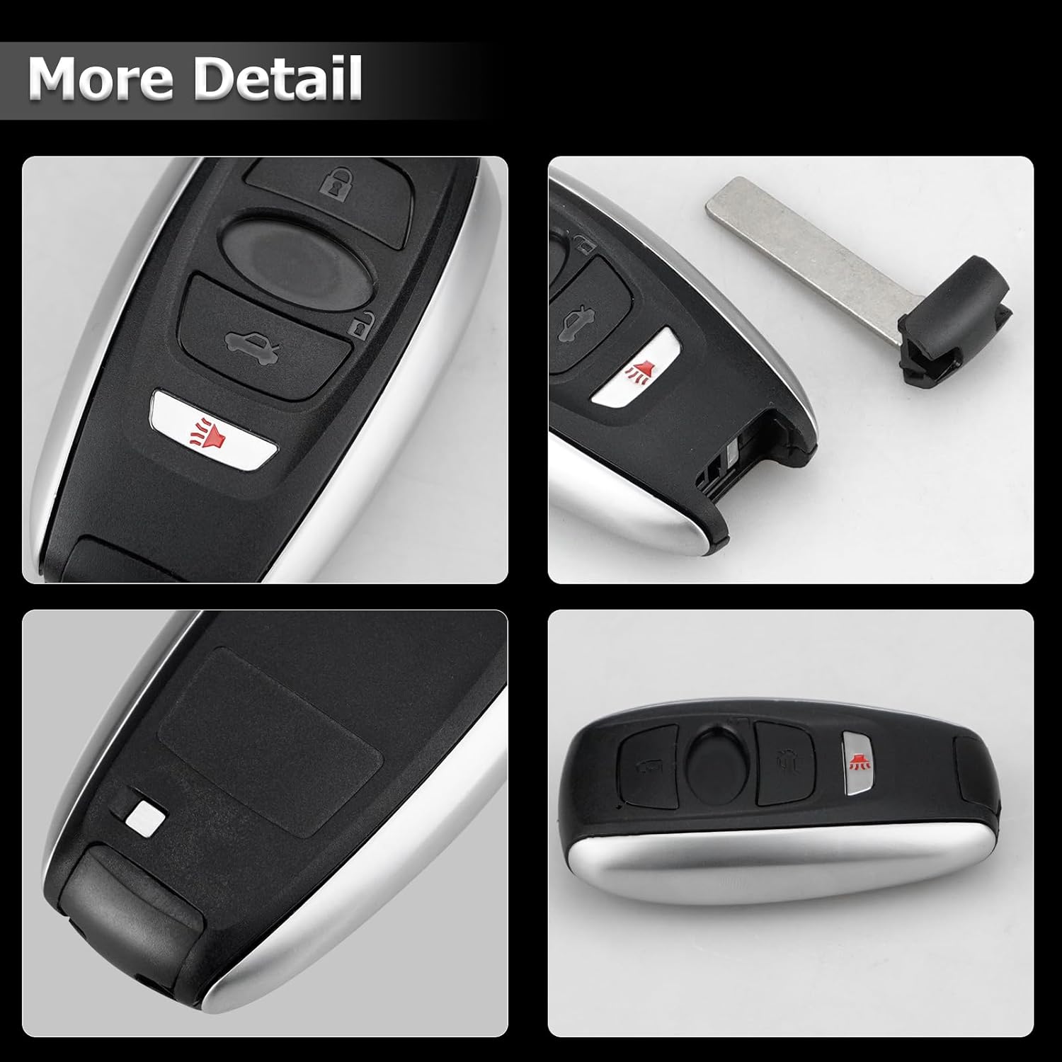 HYQ14AHK Smart Key Fob Remote Compatible with Subaru 2018-2024 Ascent Crosstrek Forester Impreza Legacy Outback WRX STI, Proximity Keyless Entry
