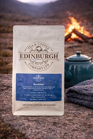 Loose Leaf Scottish Breakfast Tea Edinburgh Tea and Coffee Company Scotland Gift