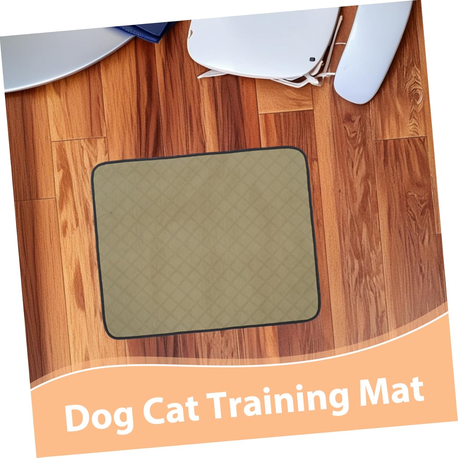 TOYANDONA 2pcs Washable Dog Pee Pads Reusable Training Mat for Puppies Cats and Senior Dogs Stylish Solid Color Floor Mat for Playpen and Home Use