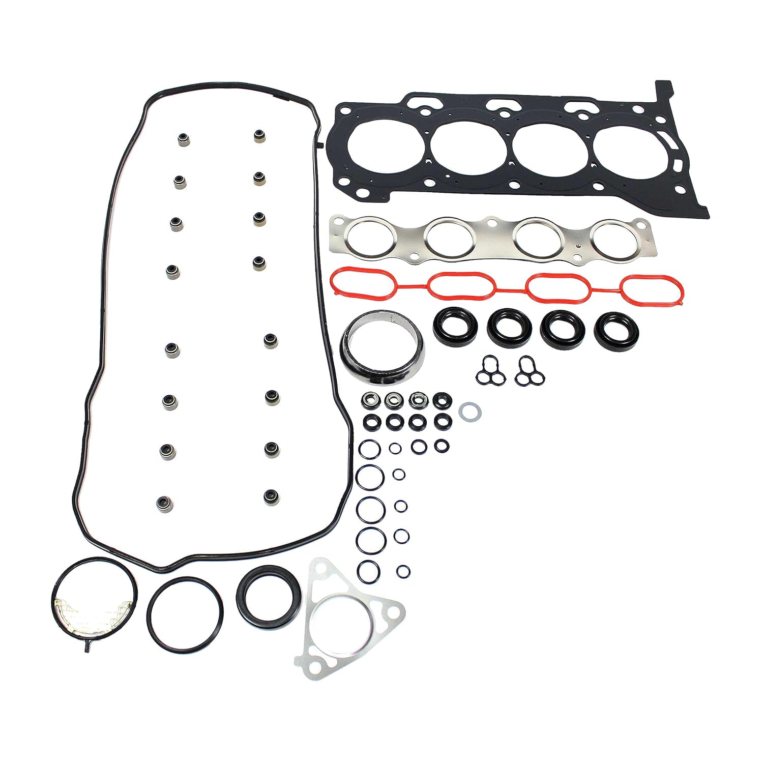 DNJ HGB928 Cylinder Head Gasket Set with Head Bolt Kit for 2008-2022 Pontiac, Scion, Toyota C-HR, Corolla, iM 1.8L-2.0L L4 16V DOHC 1798cc