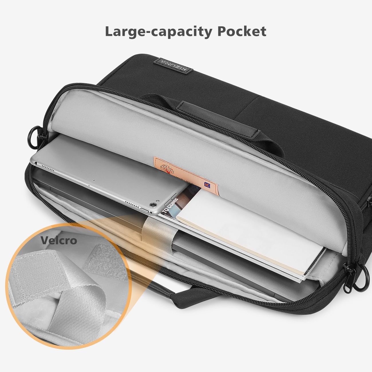 KIZUNA Laptop Bag Case 17 Inch Computer Shoulder Sleeve for 17.3" Legion 5/5i/LG gram 17/17.3" MSI 17/Dell G7/17 IdeaPad 3i Gen7/HP Gaming Pavilion 17/ Ideapad 700, Black