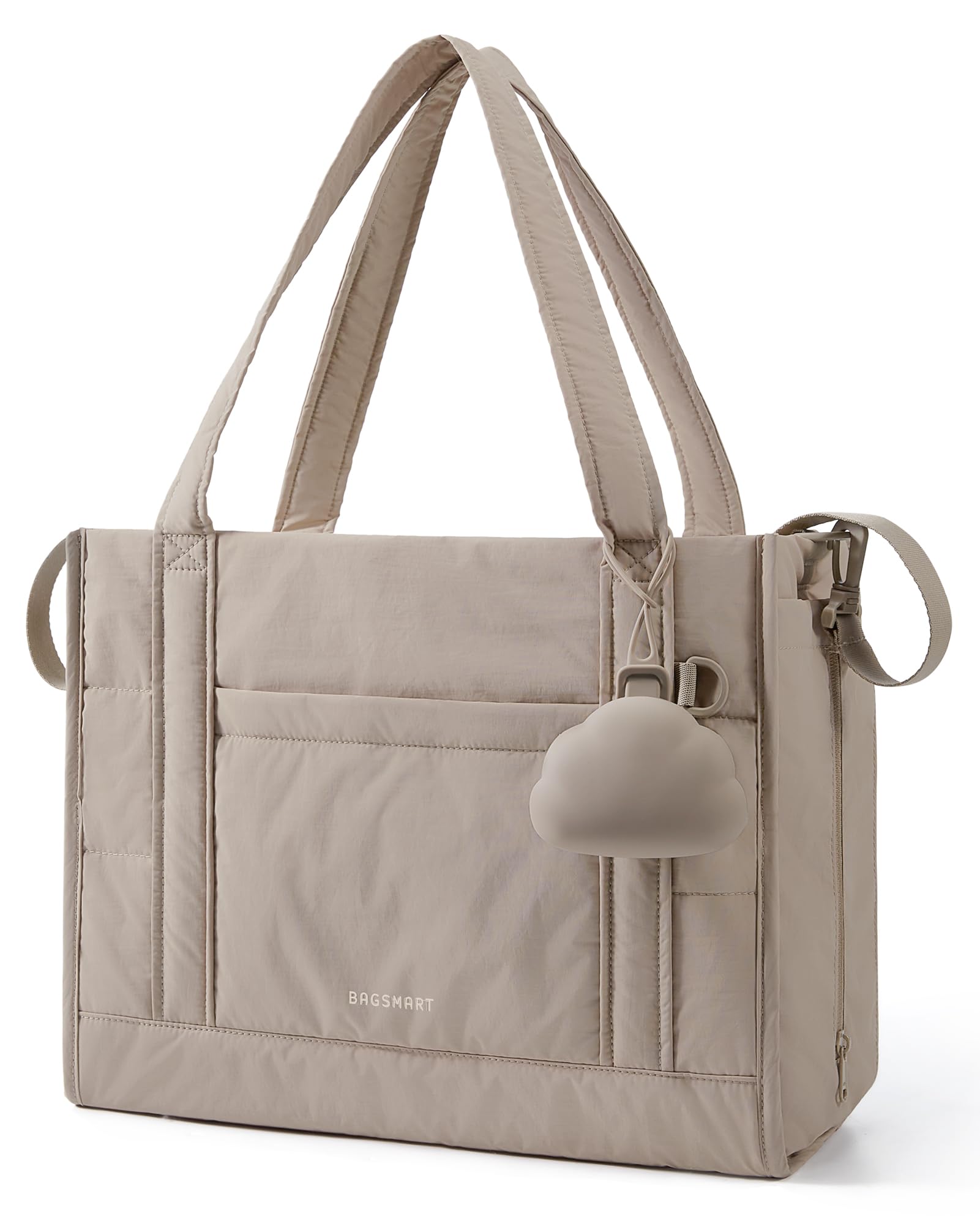 BAGSMART Diaper Bag Tote Puffer Tote Bag Lightweight Baby Bag with Insulated Pockets, Pacifier Case - 2