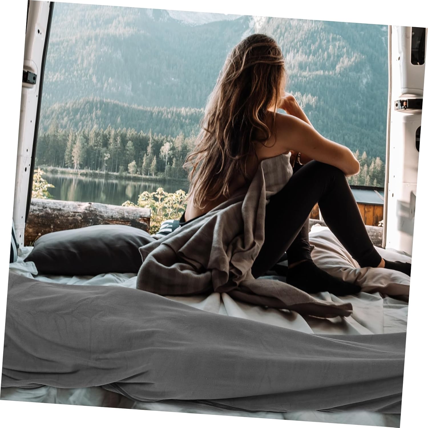 Warmest Fleece Sleeping Bag Sleeping Bag Liners for Camping Hiking Lightweight Portable for Winter