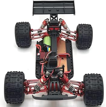 RC Upgrade Accessories for Wltoys 144001 144010 144016 124007 124008 124016 124017 124018 124019 Metal Battery Mount Holder Bracket RC Car Upgrade Parts(Red)
