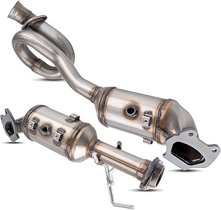 PHILTOP High Flow Catalytic Converter Fit for 2012-2018 Wrangler 3.6L,2018 Wrangler JK 3.6L Direct-Fit Stainless Steel Catalytic Converter OE 641511/19636