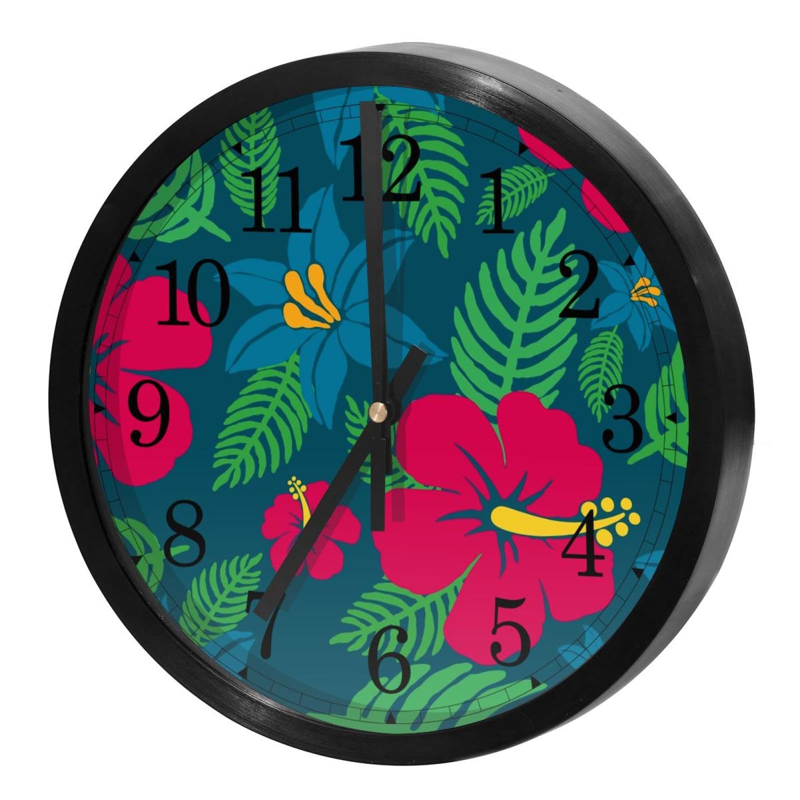 Horloge murale ronde à piles pour école et bureau garantissant une concentration maximale