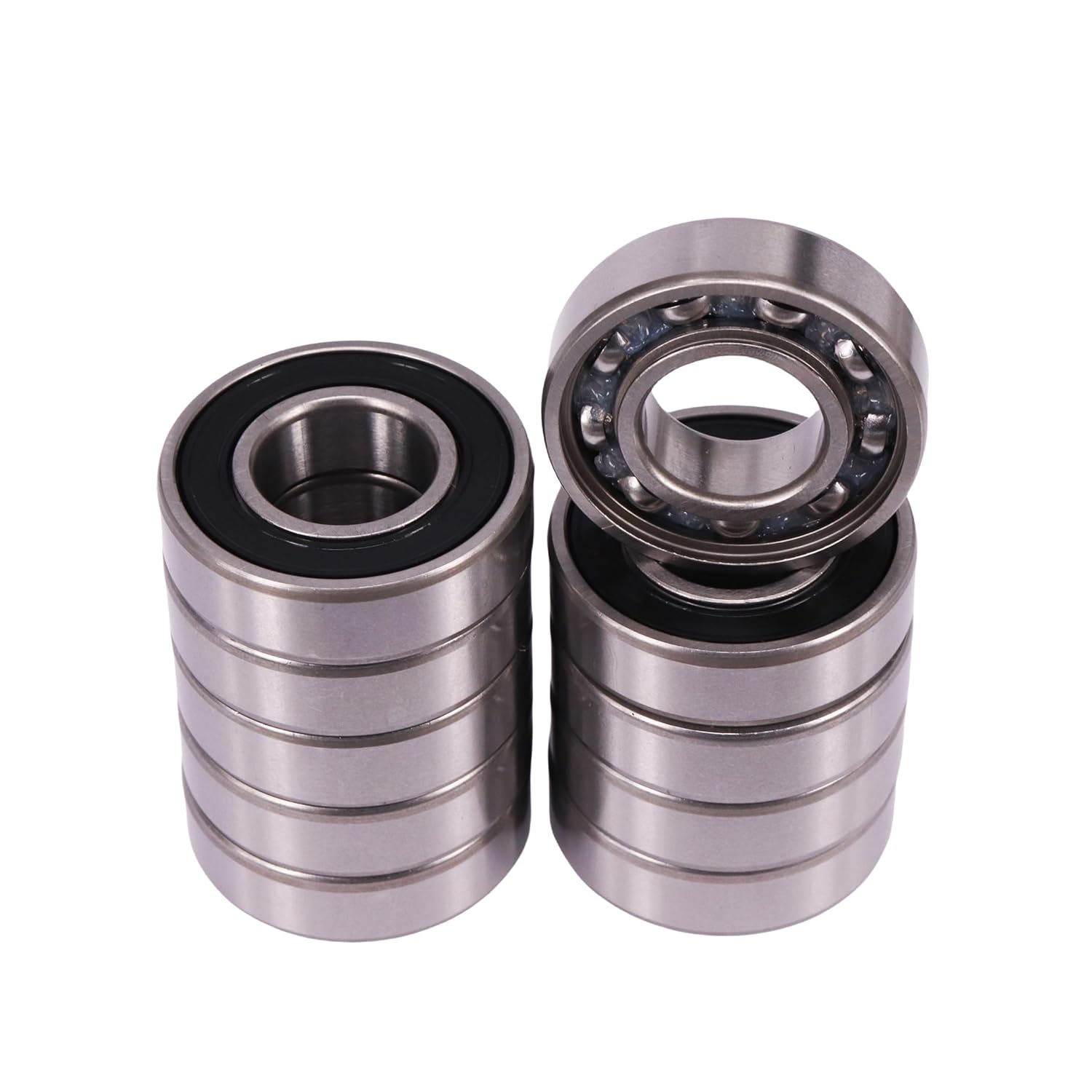 DEEG 1 PCS SS6015-2RS - Stainless Steel Deep Groove Radial Ball Bearing 75X115X20MM (ID x OD x W) with Double Rubber Seal…