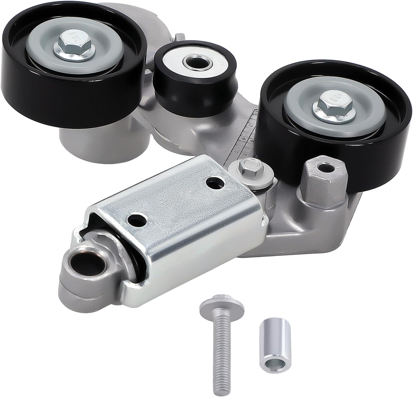 maXpeedingrods Belt Tensioner Assembly with Pulley for Chevrolet Malibu 2008-2010&2013-2014, for Impala 2014, for Buick LaCrosse/Regal 2012-2016, for Saturn Aura/Vue 2007-2009 L4 2.4L # 12663047