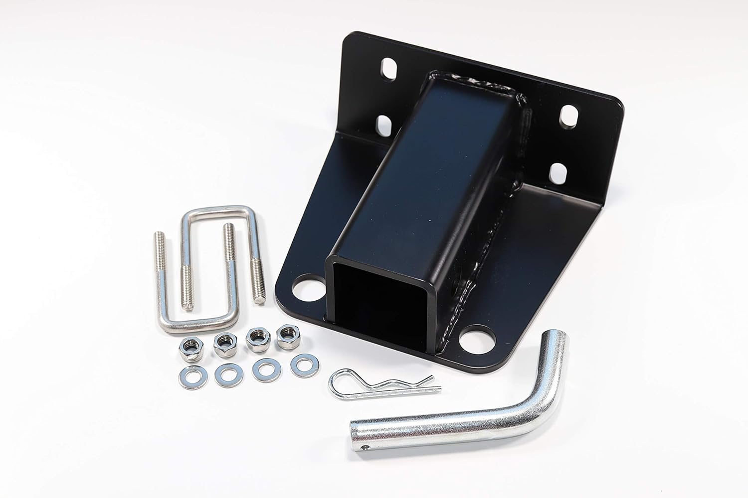 Compatible with Kawasaki Mule 600/610 / SX (KAF400) UTV Heavy Duty 2 inch Rear Receiver Trailer Tow Hitch w/Mounting Hardware, Pin & Clip