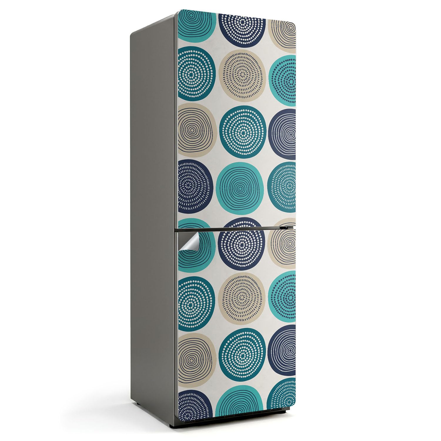 Décalcomanie pour cuisine au design spirale pour frigo familial