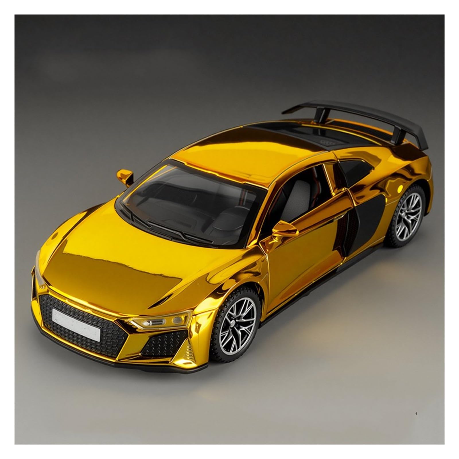 MOCALUX Scale Die-Cast Model Car 1:32 For R8 Alloy Metal Diecast Model Car Collections(Gold)