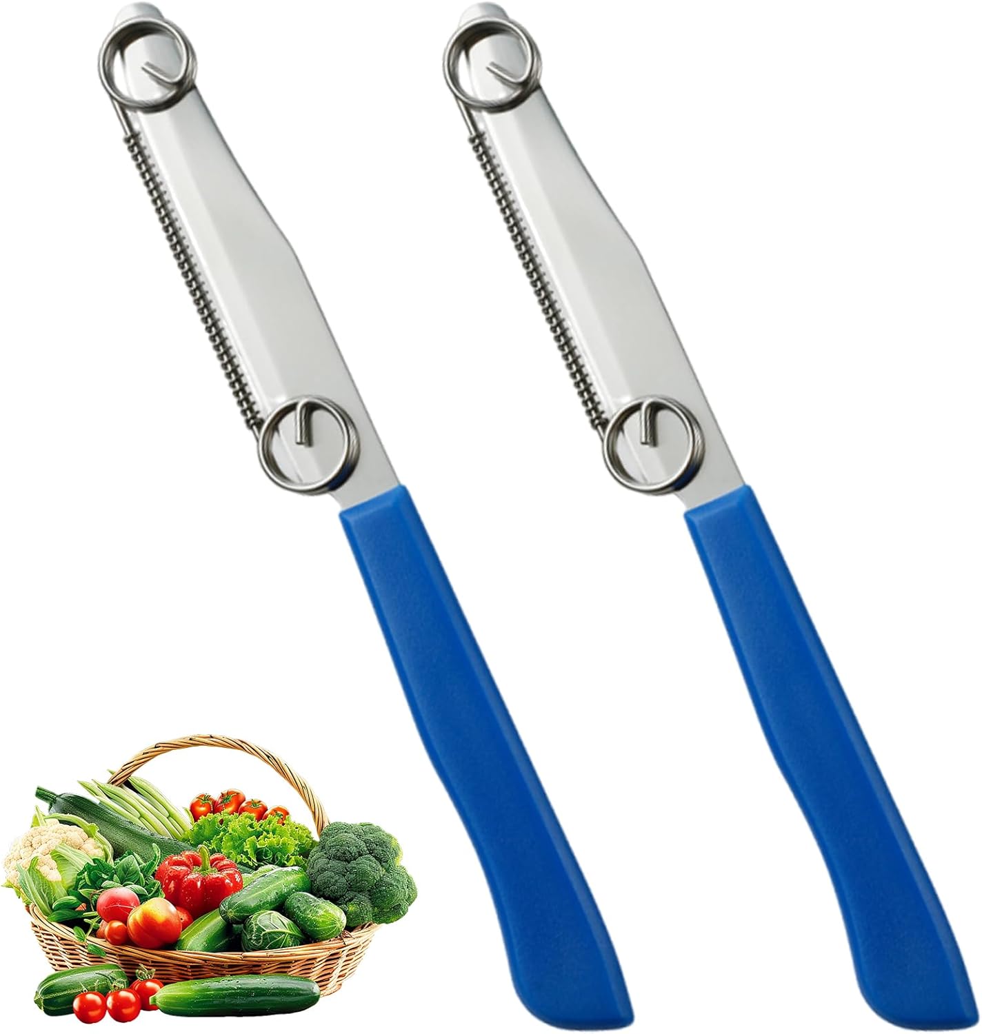 Schnellschneidmesser,2 Stück 3 in 1 Quick Slicing Knife