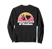Peace Love and Snakes Snake Sweatshirt