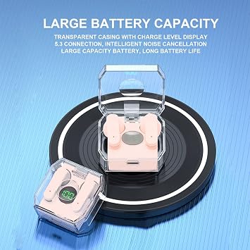 K30 Smart Voice Translator Wireless Earbuds, 144 Languages Language Translation, Translator Earphone for Business Travel & Learning, Professional Translation Headset, Compatible with iOS &