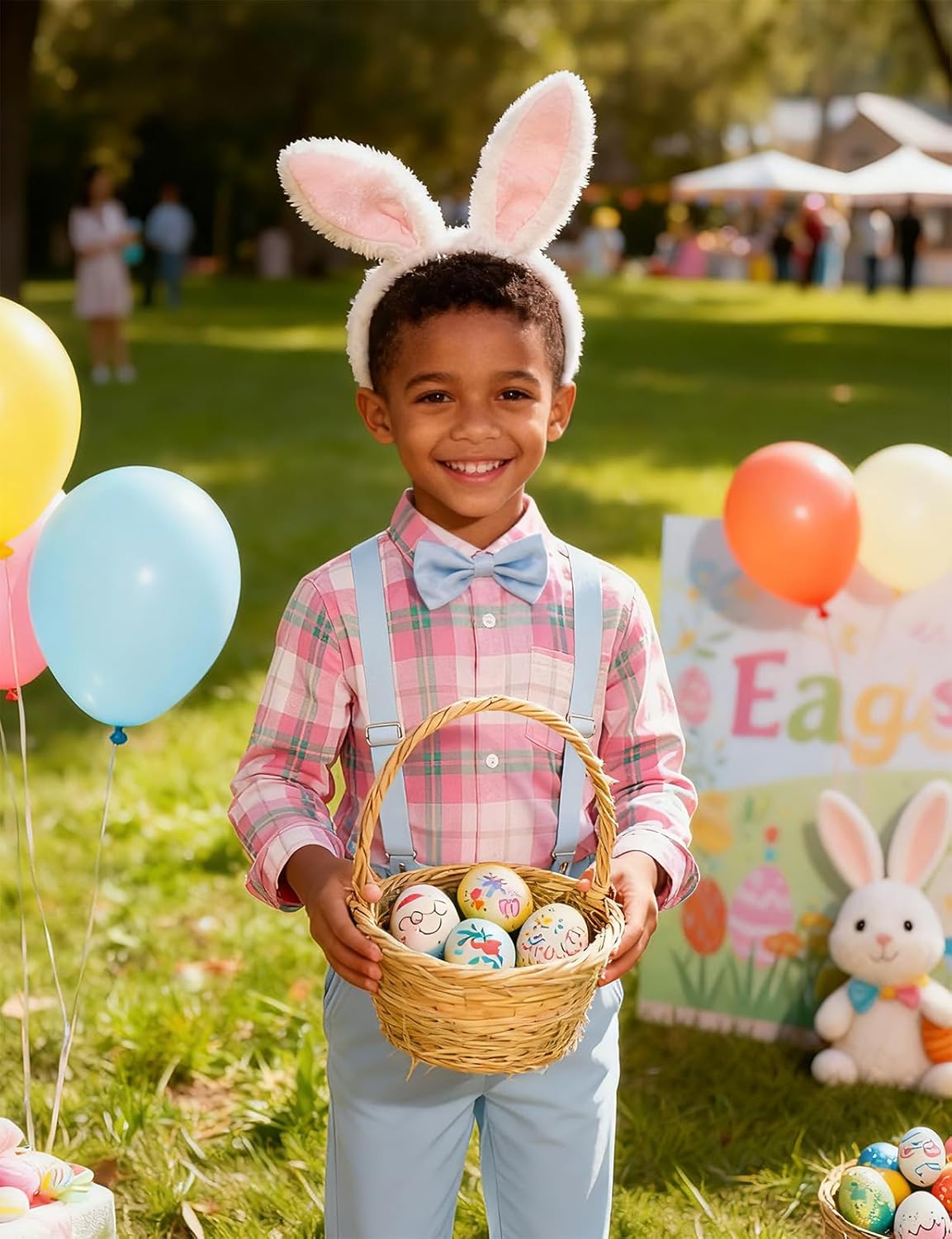 A&J DESIGN Toddler Boy Suit Formal Outfit Baby Dress Clothes Kids Set 12 Months-6 Years, Shirt & Pants & Bow Tie & Suspender