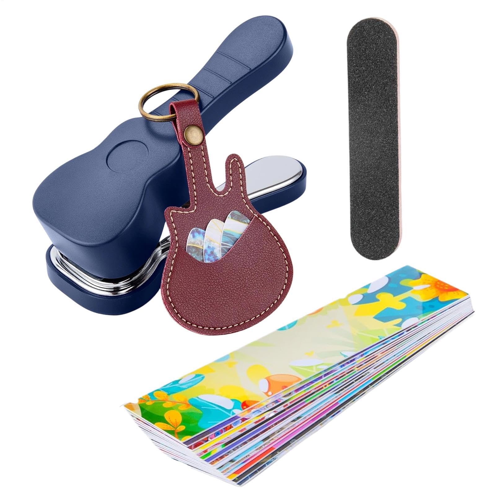 Genérico Fabricador De Púas para Guitarra | Kit De Herramientas Artísticas Coloridas Y Geniales,Kit para Hacer Púas De Guitarra,para Músicos Jóvenes Artistas Y Regalos Creativos