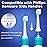 Toptheway Kids Toothbrush Heads for Philips Sonicare: Soft Electric Replacement Brush Compatible with Phillips 6032/94 6321 6340 6042 6320 6330 Compact Head for Child 3-7, Pink Girl Green Boy 8 Pack