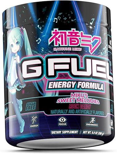 Vista 20 de G Fuel - Tarro de Chug Rug azul ácido (40 porciones), fórmula élite de resistencia y energía, inspirada en Faze Rug, 10.44 oz