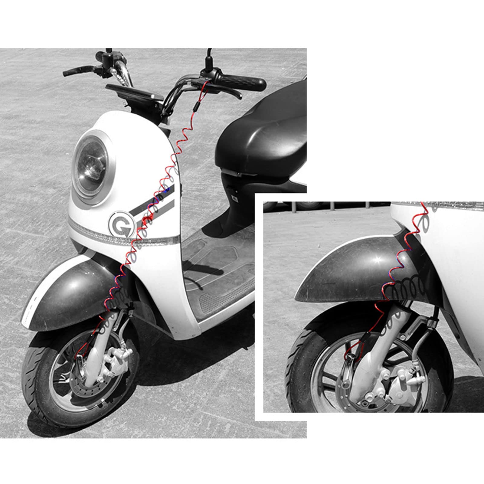 Sonew Câble antivol pour vélo Câble de Verrouillage Antivol en Acier Inoxydable pour Vélo de Sport Scooter de Vélo (Noir) - Sport Sonew Câble antivol pour vélo Câble de Verrouillage Antivol en Acier Inoxydable pour Vélo de Sport Scooter de Vélo (Noir) - Sport