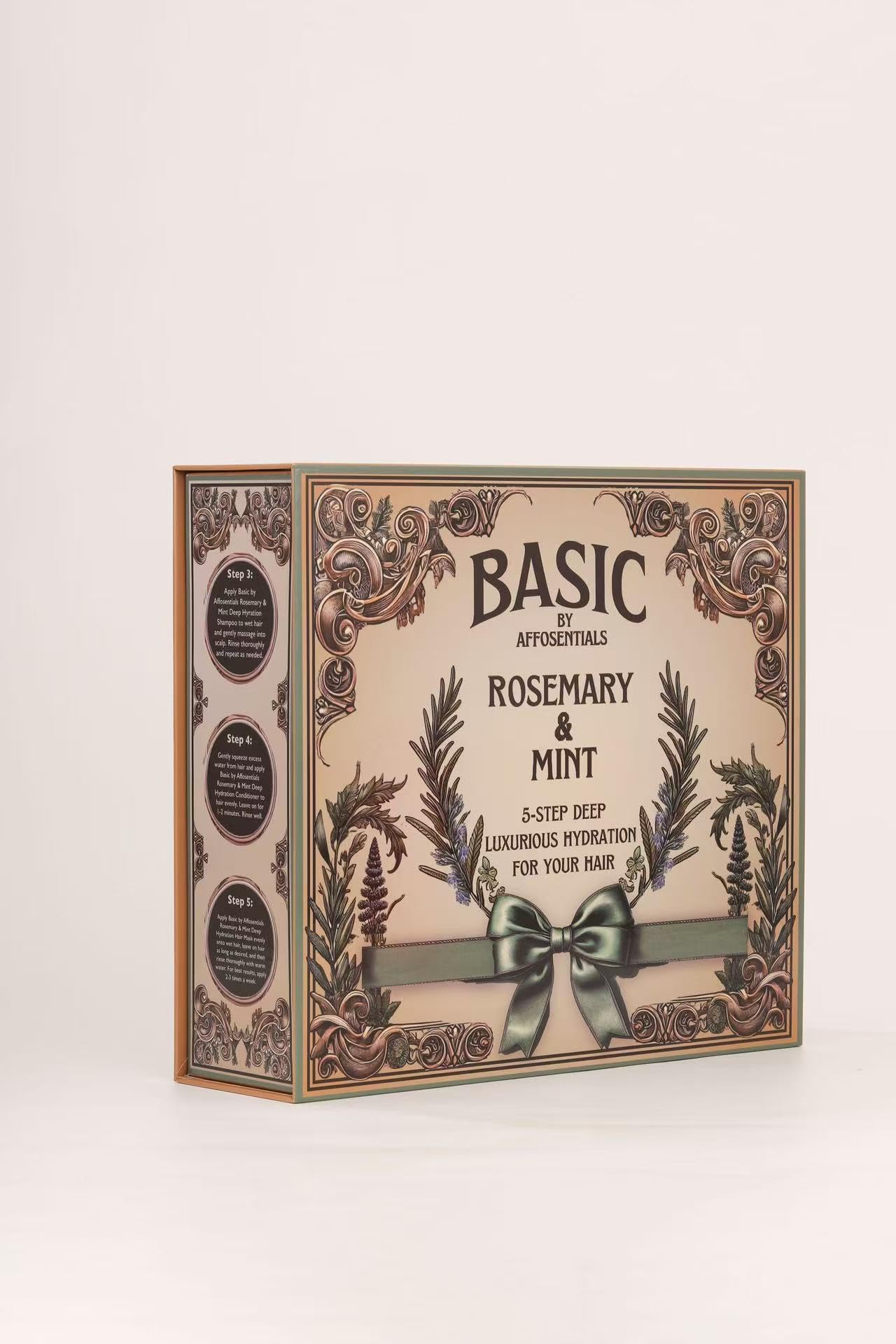 Affosentials 5-Step Rosemary Mint Hair Care Set, Clear, 260 ml (Pack of 5) - Image 2