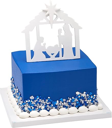 Miniatura 4 de DecoPac Decoración clásica para tartas de Navidad, decoración de pastel de Navidad, segura para alimentos, paquete de 6