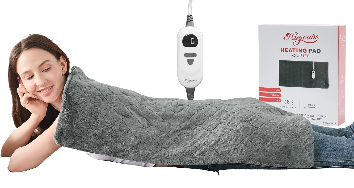 View 1 of Hugcubs Extra Large Heating Pad 33" x 17"