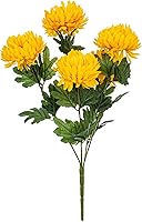 Vista 7 de Vickerman 5 arbustos artificiales de mamá dorados de 23 pulgadas