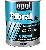 Vista 1 de U-POL Productos 0700 - Relleno de Fibra de Vidrio (3 Litros), Junto con Pasta BPO