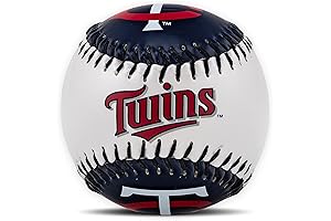 Franklin Sports Minnesota Twins MLB Unisex-Adult Team Logo Soft Baseballs