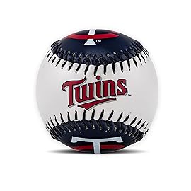 Franklin Sports Minnesota Twins MLB Team Baseball - MLB Team Logo Soft Baseballs - Toy Baseball for Kids - Great Decoration for Desks and Office