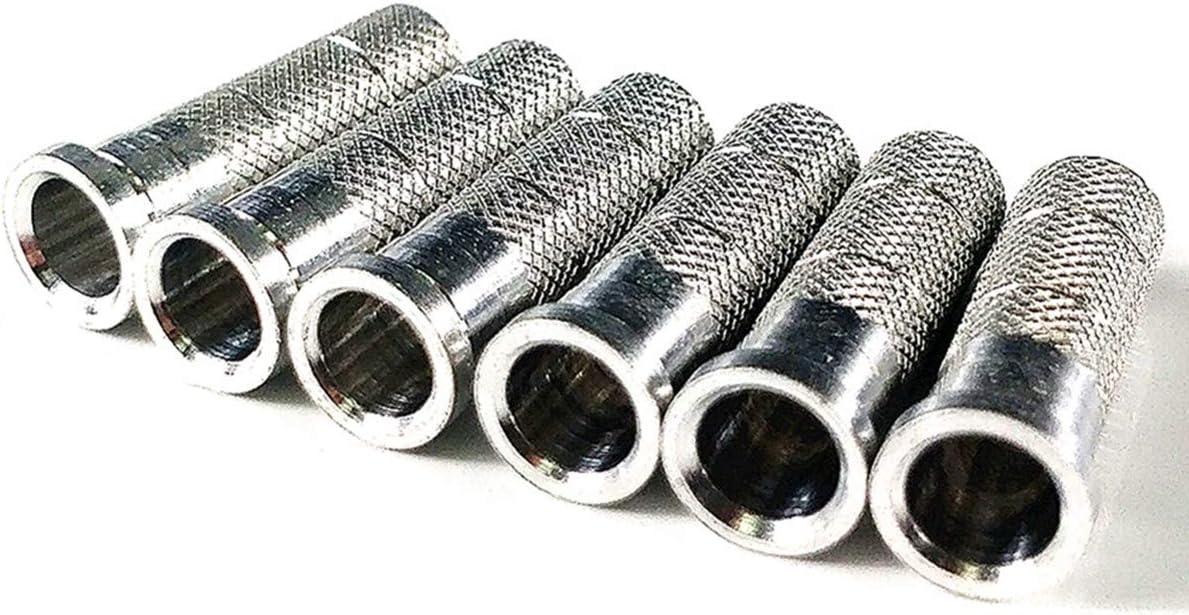 Aluminum Arrow Inserts 0.244"-.246''/6.2mm for Standard Arrows Compound Recurve Bow (24/50/100 Pack)