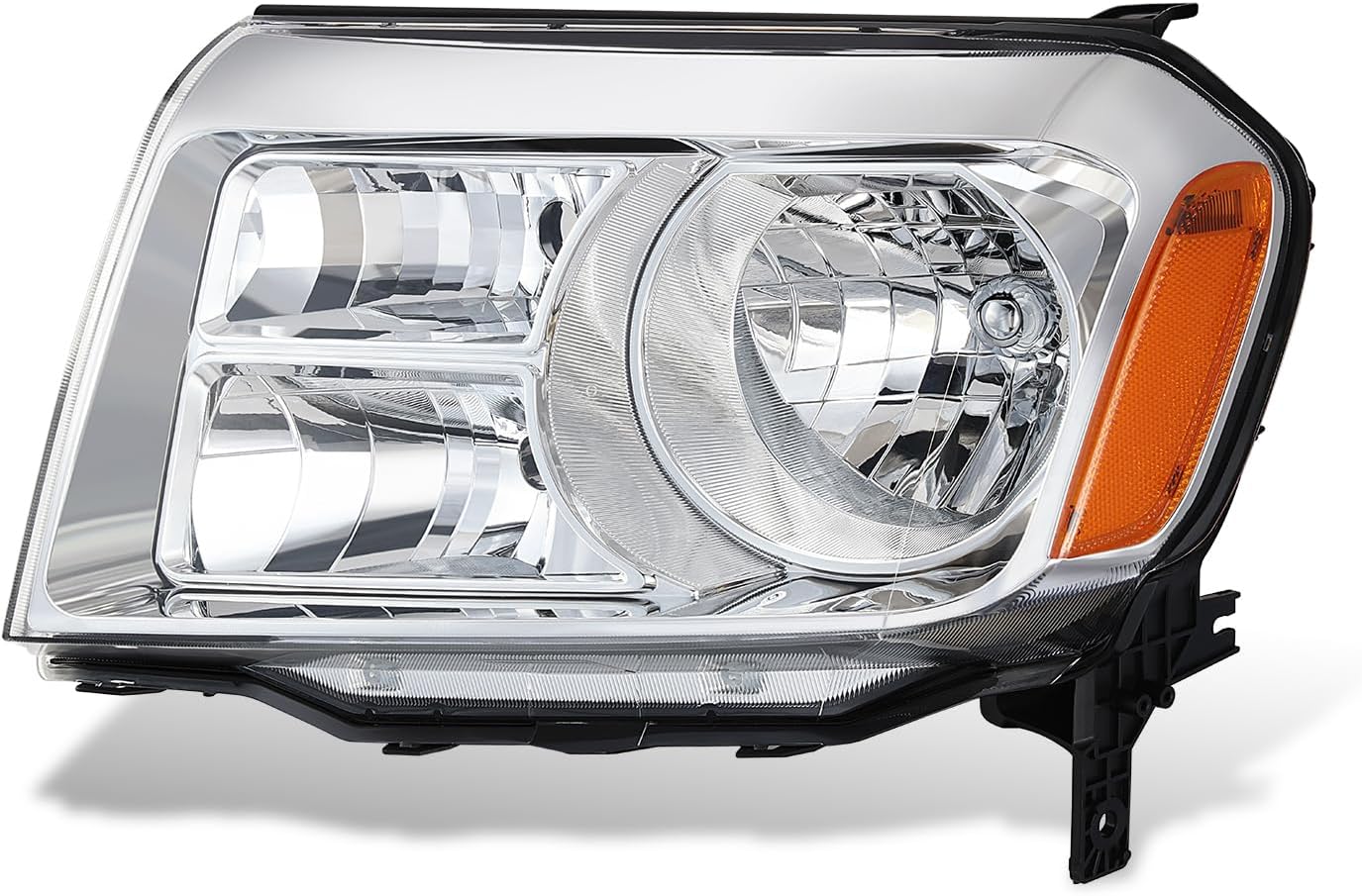DNA MOTORING Left OE Style Headlight Compatible with 2012-2015 Honda Pilot, OEM-HL-0210-L