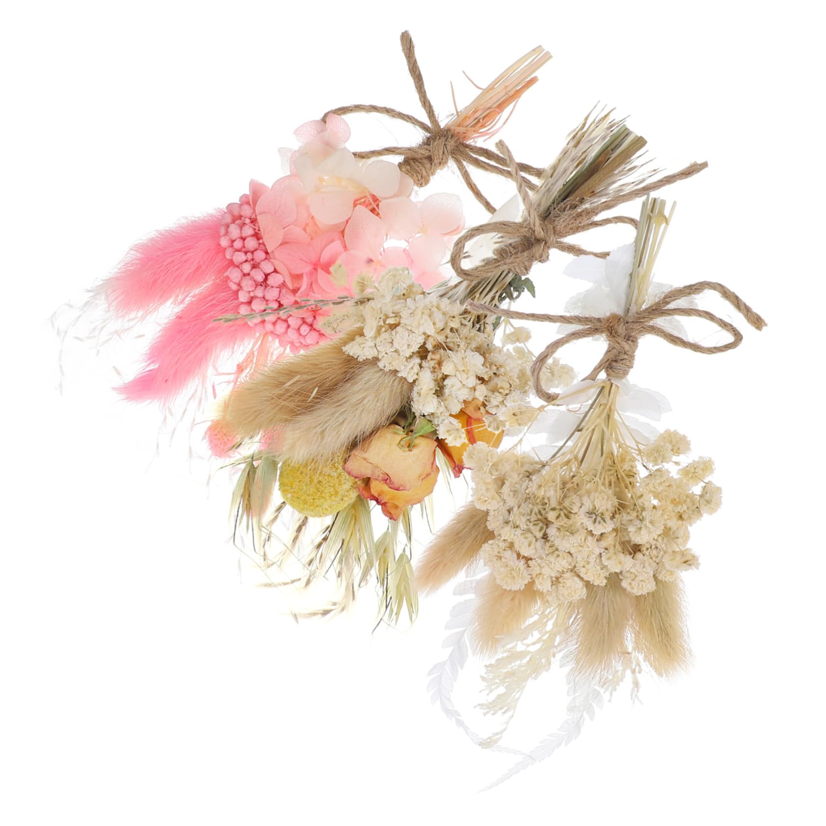 Alipis 2 Sätze Mini Trockenblumenstrauß Teiliges Dekorative Getrocknete Blumen Für Hochzeiten Partys Und Wohnkultur Pflegeleicht Für Fotos Und Kreative Arrangements 6 Stück * 2