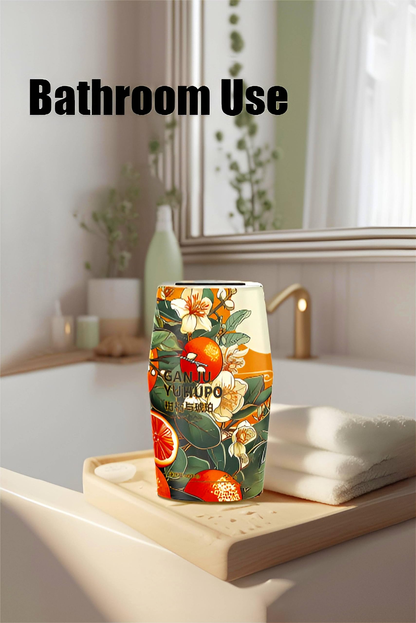 Difusor de aceites Esenciales, 400 ml (13,5 FL oz), difusor de fragancias, Regalo de aromaterapia Suave, decoración para el hogar o la Oficina con Caja de Regalo(Jade Snow Tea)