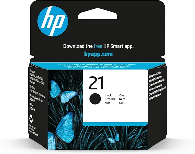 Cartucho HP 21 Negro Original - Compatible con HP Deskjet y Officejet